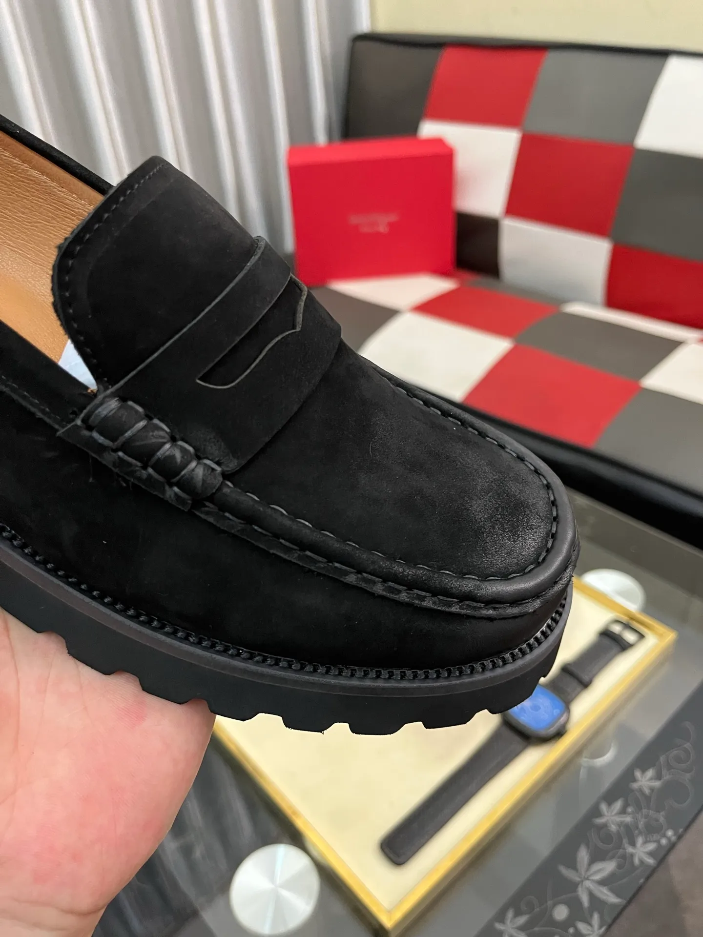 Men's shoes 💰500⌚️⌚️[Salvatore Ferragamo] Ferragamo business leather shoes, 1:1 top purchasing quality, imported selected original open-edge beaded calfskin for the uppers, imported original water-dyed cowhide for the inner feet, imported original customized Italian handmade lightweight foam outsole, size: 38-44 2️⃣colors available